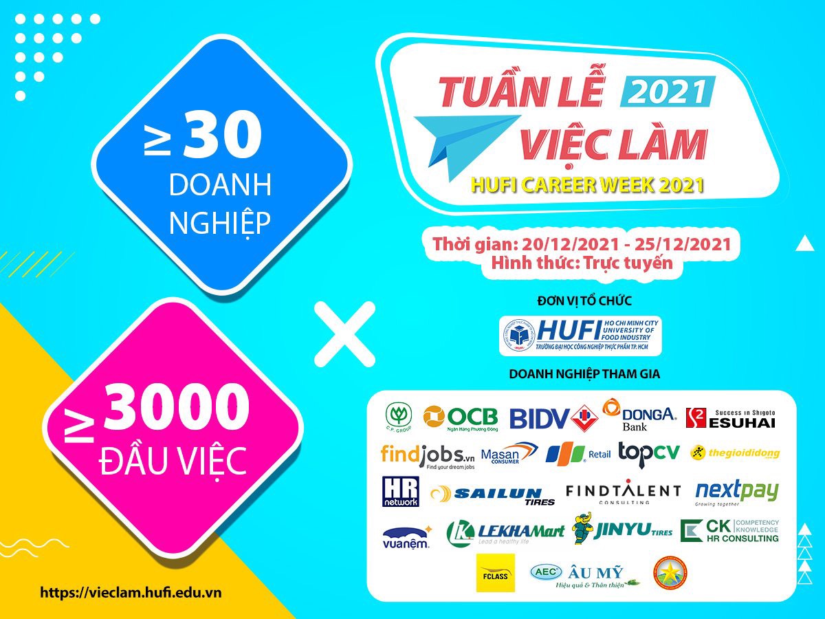 TUẦN LỄ VIỆC LÀM - HUFI CAREER WEEK 2021