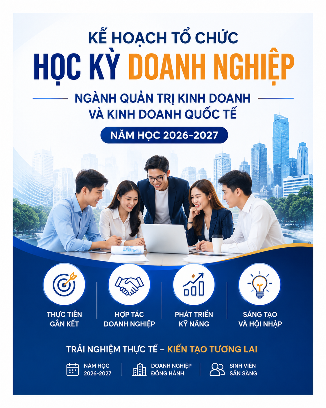 Kế hoạch Tổ chức chuyên đề Tổng quan và phân tích báo cáo Nghiên cứu khoa học cho sinh viên Khoa Quản trị kinh doanh năm 2025 - 2026