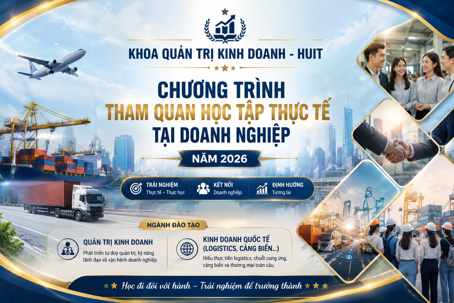 Kế hoạch tổ chức tham quan học tập tại doanh nghiệp cho sinh viên Khoa QTKD năm 2026