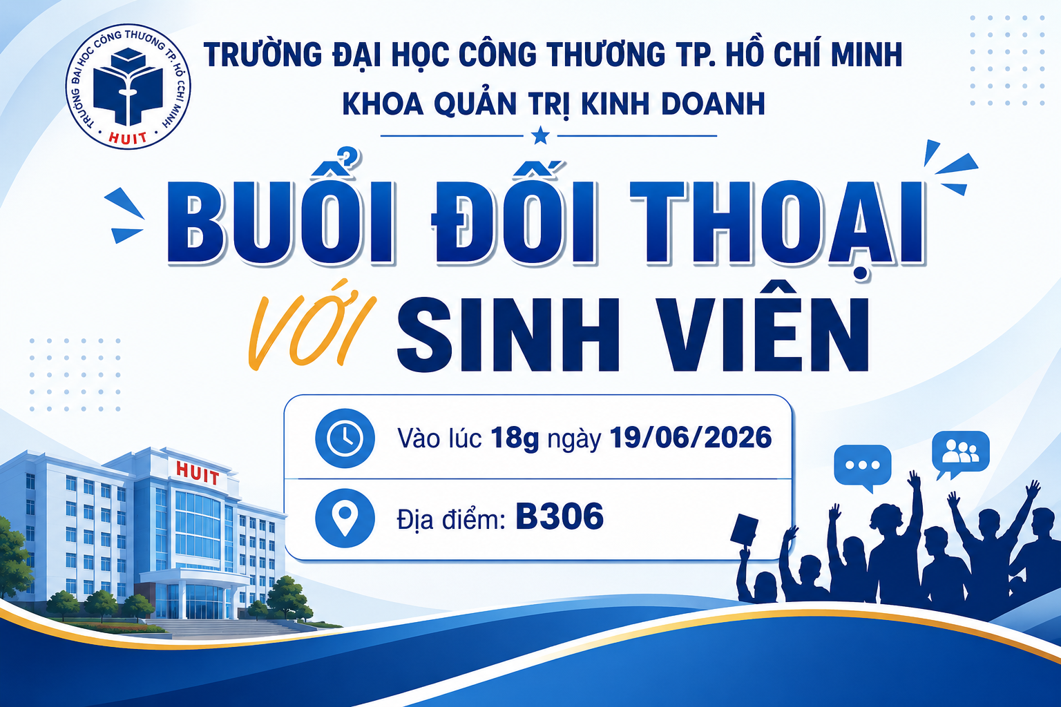 THÔNG BÁO TRIỆU TẬP BAN CÁN SỰ LỚP - BUỔI ĐỐI THOẠI SV NĂM 2026