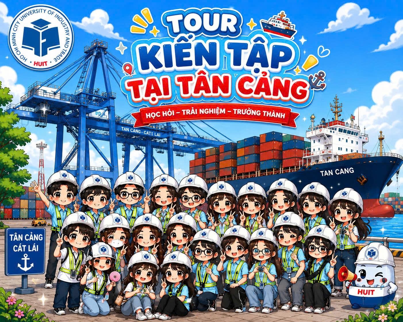 Kế hoạch tham quan học tập thực tế tại cảng Tân Cảng - Cát Lái tháng 6/2026